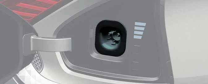 Kia EV6 AC charging inlet and charging port design