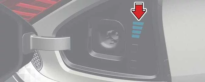 Kia EV6 charging door and external battery charge indicator