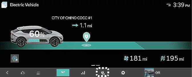 Kia EV6 charging schedule and climate control settings