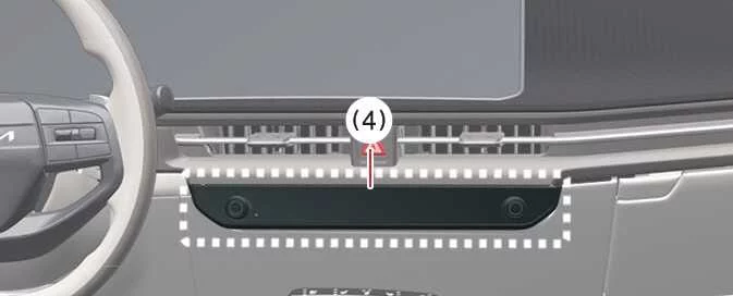 Kia EV6 rear wide-angle parking camera display