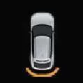 Kia EV6 parking distance warning level two indicator