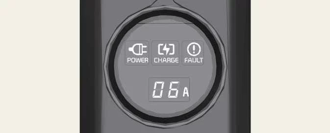 Kia EV6 Type B ICCB control box indicator display