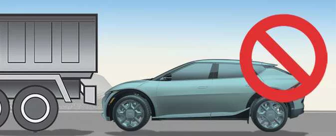 Kia EV6 Parking Collision Avoidance Assist system status information screen