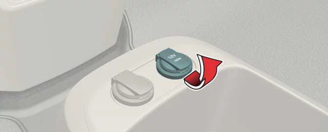 Kia EV6 Tire Mobility Kit connected to vehicle power outlet