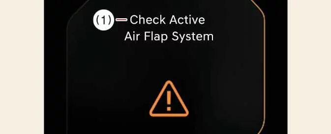 Kia EV6 active air flap system malfunction warning