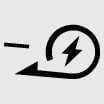 Kia EV6 right regenerative paddle shifter icon