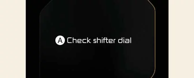 Kia EV6 check shifter dial warning and transmission system alert