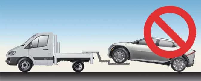Kia EV6 incorrect towing method that may damage drivetrain components
