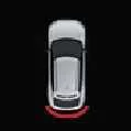 Kia EV6 infotainment parking warning display for immediate obstacle proximity